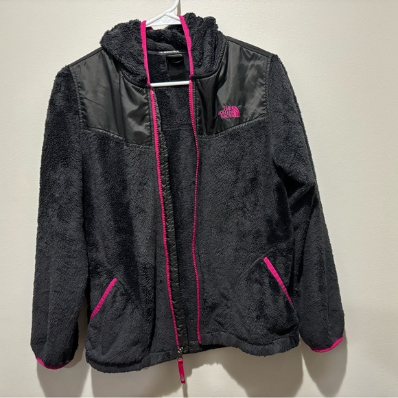 The North Face Girls Osito Fleece Full Zip Jacket Hooded, XL - Picture 6 of 9